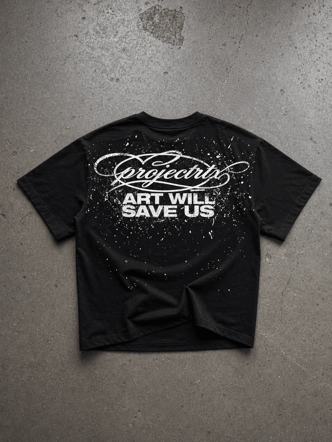“Fractured Bonds” Tee | BLACK - projectrtx