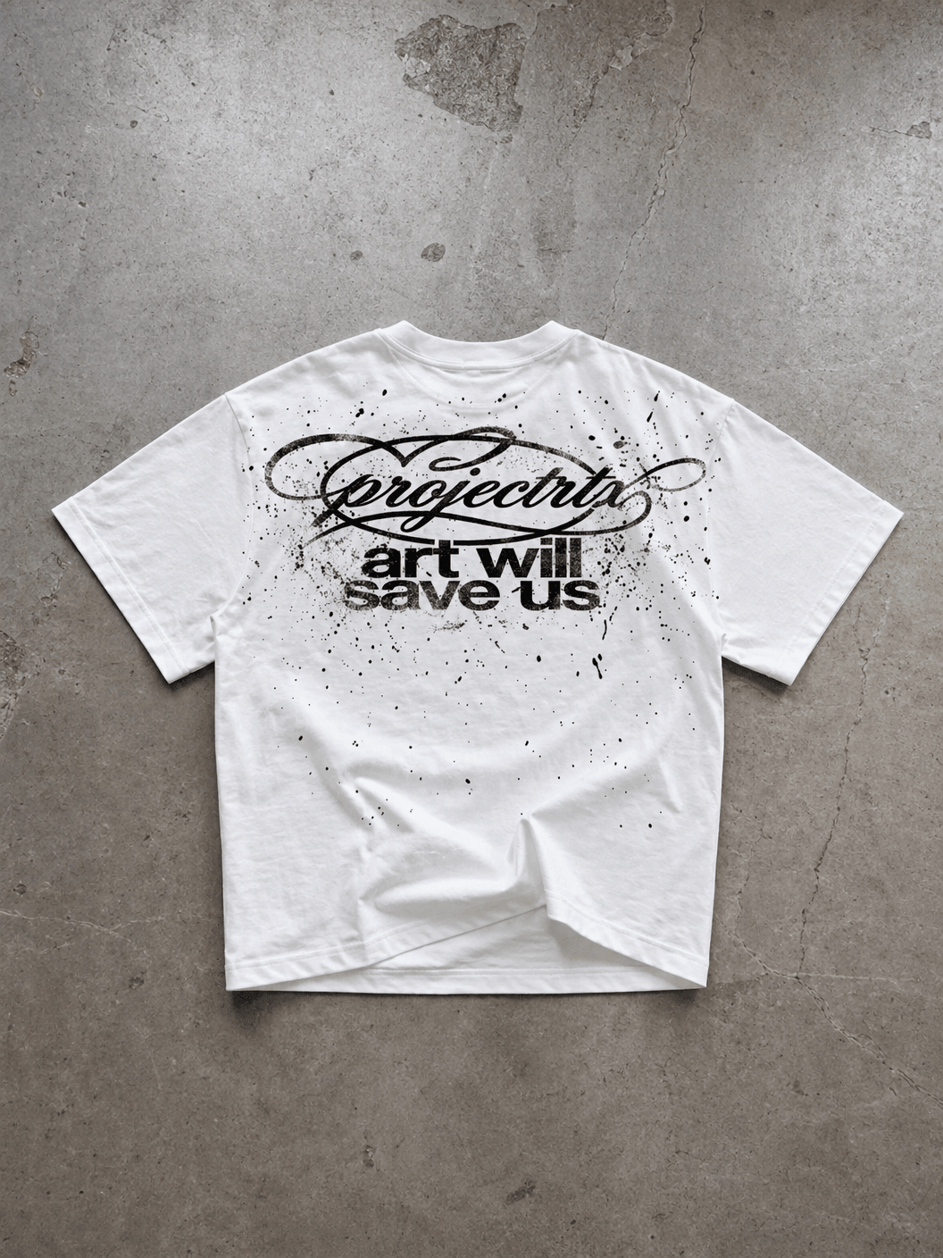 “Fractured Bonds” Tee | WHITE - projectrtx